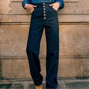 Sezane Jones Trousers Indigo - Size 2